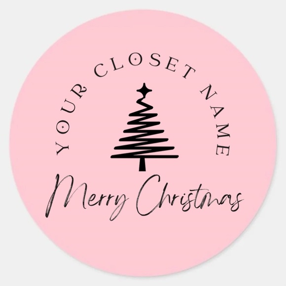 50 Personalized Christmas Stickers - Picture 1 of 4